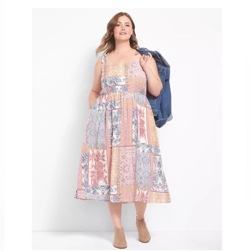 Boho-Chic patchwork Print Dress